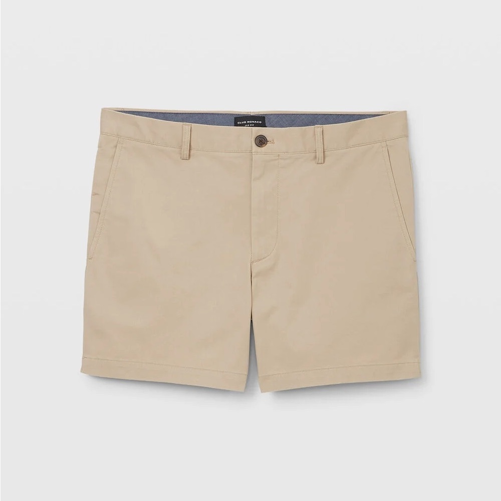 Club Monaco Khaki 5 Inch Men's Shorts